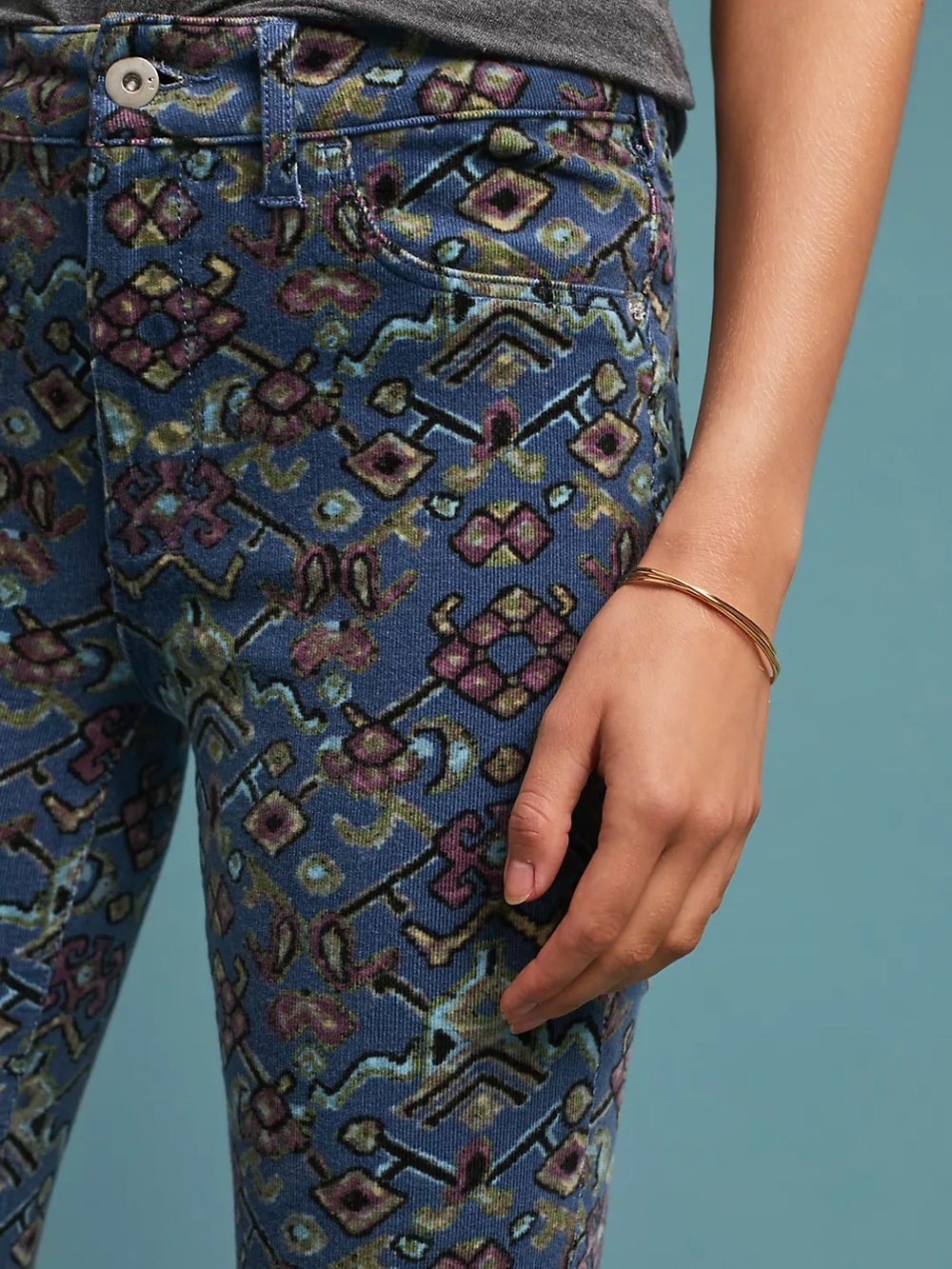 Pilcro Corduroy High-Rise Skinny Pants